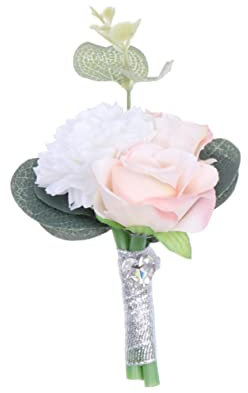 Cabilock Ansteckblume Aus Seide Ansteckblume Ansteckblume Seide Boutonniere Künstliche Ansteckblume Armbänder Ansteckblume Braut Ansteckblume Für Männer Schmücken Hochzeit