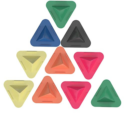 ULDIGI Lot de 10 Supports De Téléphone Pyramidaux Simples Support Triangulaire en Abs (aléatoire)