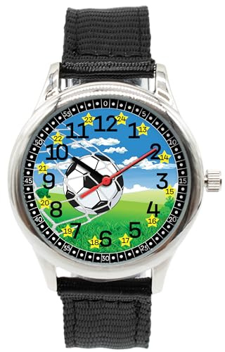 K&L Wall Art Kinderuhr Analog Lernuhr Kinderarmbanduhren für Jungen Mädchen Kinder Armbanduhr
