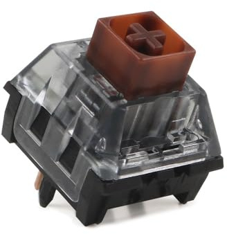 Kailh Box V2 Switch, Interruptor MX White Clicky/Brown Tactile/Red Linear 5Pin Para Teclado Mecánico(Brown,90PSC)