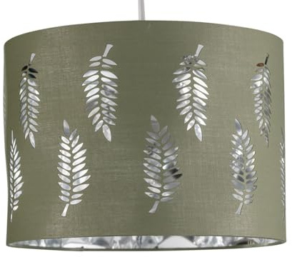 Fern - Sage Green Cut Out 30cm Pendant Lightshade