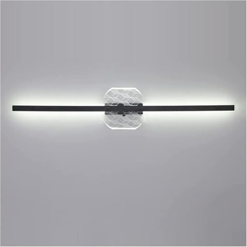 Mirror Light Modern Minimalist Led Mirror Front Light Household Bathroom Bathtub Vanity Makeup Long Strip Lamp Black Wall Decor Lamp,Charming Lighting