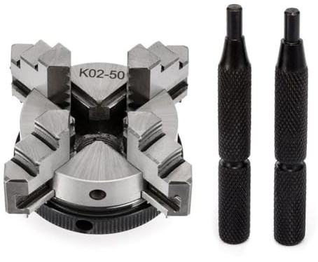 Portabrocas de torno autocentrante de 4 mandíbulas compatible con K0250 para proyectos de torneado de madera