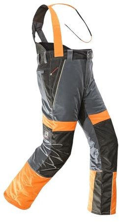 Generisch BULLSTAR Schnittschutzhose Größe 50-618-0 Anthrazit mit Stretch