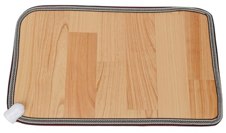 Asixxsix Tappetino Riscaldato Elettrico, Resistente All'acqua e Resistente All'usura, Pavimento in Plastica Tappetino Riscaldante in Cristallo di Carbonio, per L'ufficio, la Casa (30 * 50 Spina