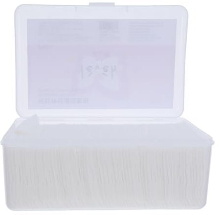 FRCOLOR Weiche Make Up Pads und Sanfte Gesichtsreinigung für Frauen aus Vliesstoff 240 Stück Minimal Reibung und Irritation Quadratische Abschminkpads mit Kasten für Reisen