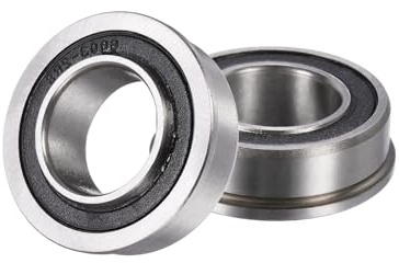 QUARKZMAN 2 Pezzi Cuscinetto A Sfere ID 3/4 x OD 1-3/8 x T 1/2 Sostituti | Con Flangia, Cuscinetti A Sfere Di Precisione, 19mm ID x 35mm OD x 13mm T, Carrello A Mano