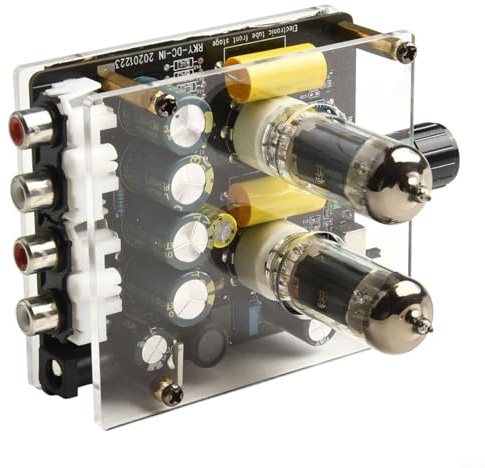 Tube Preamplifier Board 6J3 Vacuum Tube Preamp HiFi Audio Buffer Stage Class A Module DIY Speaker Upgrade Kit Home Theater Sound Enhancer Low Noise Booster