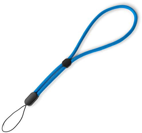 trage.band® dragonne courte réglable pour poignet, bleu