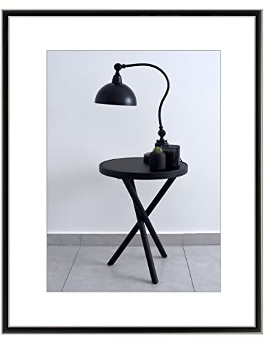 myposterframe Bilderrahmen Ariel 47 x 78 cm Aluminium 78 x 47 cm Schwarz Matt mit Kunstglas klar 1 mm