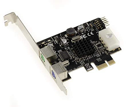 KALEA-INFORMATIQUE PCIe x1 PS/2-2 Puertos Teclado PS2 Ratón + 1 Puerto USB 2.0 9 Puntos Interno con Chipset ASIX 9990. Perfil Alto/Bajo