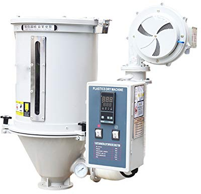 INTSUPERMAI Hopper Type Plastic Dryer 110lb Granules Dryer 50kg Injection Molding Machine Hot Air Drying Oven Granule Drying Barrel Vertical Plastic Extruder for Drying PP PE ABS PVC 220V
