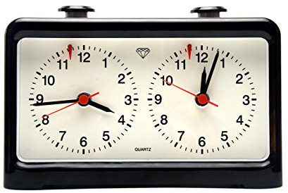 Just E Joy schackklocka digital larm schacktimer med kvartsrörelse för brädspel internationellt schack kinesiskt schack Weiqi tävlingar klassisk analog stil schackklocka