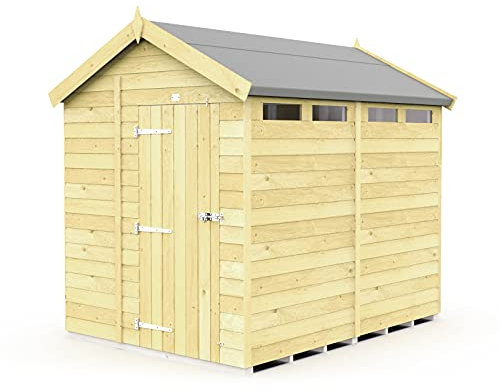 Total Sheds 6x8 Apex Security Shed Fast 2-5 Days Delivery Anywhere In The U.K