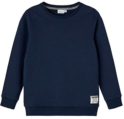 NAME IT Pojkar Nkmhonk Ls Sweat Unb Noos sweatshirt, Mörk safir, 116