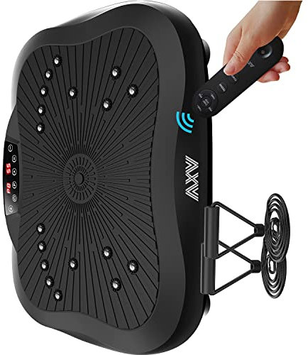 Vibrating Platform- Training Device for All Body - Mini Vibrating Fitness Platform - Lymphatic Drainage Machine for Weight Loss Toning - Wellness - Gym