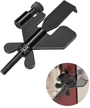 Portable Door Lock Travel Lock, Xndryan Hotel Door Lock for Travelling Security Door Lock Stainless Steel Privacy Lock Without Drilling, Protect Your Safe in Hotel, Dormitory or Home