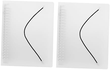 NUOBESTY 2stücke Klemmbrett Aus Kunststoff Klemmbrett Mit Papierhalter Transparente Klemmbretter Hartfaserplatten Memo-ordner Board Für Zuhause Schule Büro