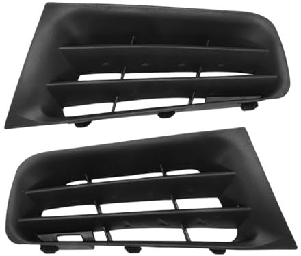 Konuooer 2 x Grilles de calandre noires droite et gauche 7701474478 pour Megane 2 Phase II