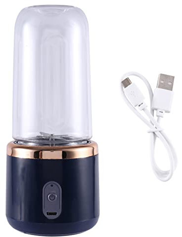 ISTOVO Mini mélangeur portatif, mélangeur de jus, mélangeur USB personnel avec tasse pour smoothie jus, Portable Blender Shakes 400 Ml