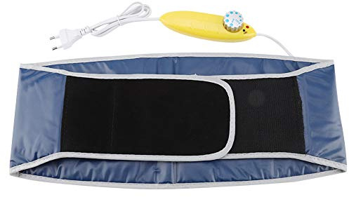 lyrlody Cinturón eléctrico para adelgazar para sauna tummy para perder peso, cinturón de sudoración mejorado para postura, cinturón eléctrico, cinturón de sauna de PVC