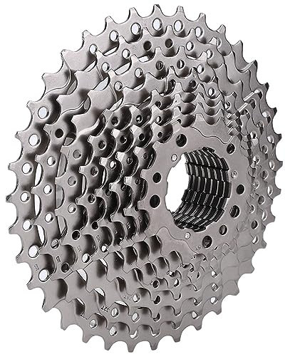HERCHR Flywheel, 9/10/11/12 Speed 32/36/42/46T Bike Freewheel Molybdenum Steel Cassette Sprocket Freewheel Bicycle Adapter Equipment for Mountain Road Bike(0S 11-36T)