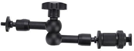LCCEERD Magic Arm with 1/4 Inch Screw, Adjustable Camera Arm, Aluminium Alloy Magic Arm for Camera, Flash, Screen, Camera Cage, Rail Rod