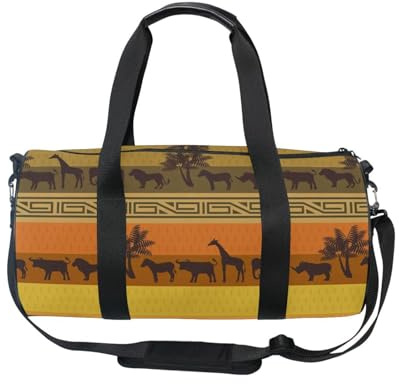 Mnsruu Bolsa deportiva de gimnasio con correa para el hombro para mujeres y hombres, bolsa de lona con estampado de arco iris, bolsa de entrenamiento con compartimento para zapatos para pasar la