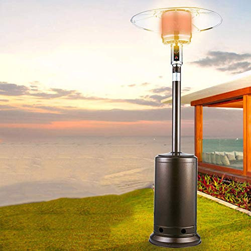 Gasvärmare Snabbvärmande radiator Säker lågenergitippskydd Golvstående med hjul Trädgård Bröllop Energieffektiv Terrassvärmare Utomhus - 224 cm (88 tum)