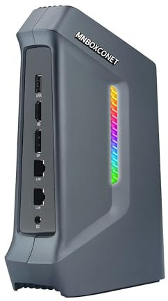 MNBOXCONET Mini PC AI Core Ultra 7 155H(16T/22C), Win 11 Pro Micro Gaming PC Barebone No RAM/SSD, Small Office Computer 40Gbps USB C, Wifi6/BT5.2, Triple Display, 2 x 2.5Gbe LAN