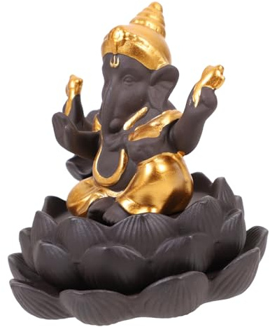 Holibanna Censer Ornament for Home Decor Elephant Incense Burner Holder for Aromatherapy