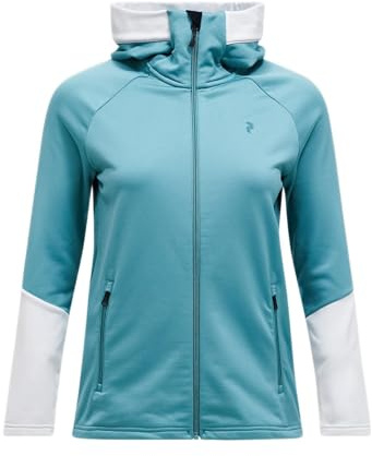 Peak Performance Damen Rider Essentials Hoodie Jacke, deluded vision-antarctica, XL