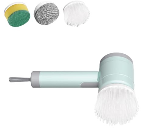 Spazzola di pulizia elettrica ergonomica USB ricaricabile Cleaner con motore potente per lavello da cucina vasche da bagno scrubber elettrici portatili per cucina bagno