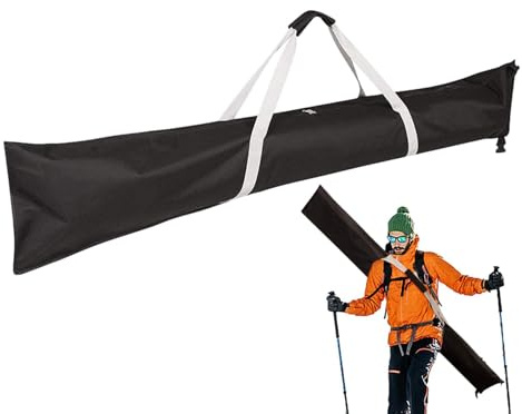 Skidväska – vattentät polyester 185 x 33 cm | Justerbar skidväska med
