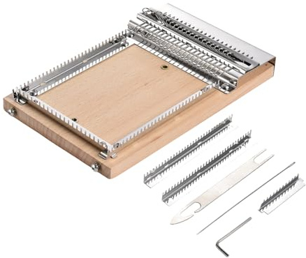 Telares de tapiz, máquina suave de larga duración, kit de máquina de tejer, para principiantes, expertos, entusiastas, familiares, amigos, manta, vestido, bufanda