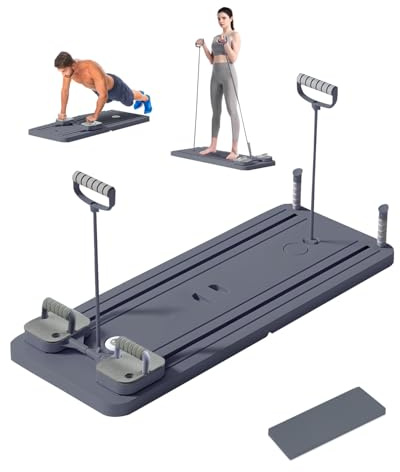 Ab Roller Pilates Board - Full-Body Workout Trainer with Automatic Rebound, Ideal for Core Strength & Abdominal Training, Durable for Men & Women Home & Gym Use