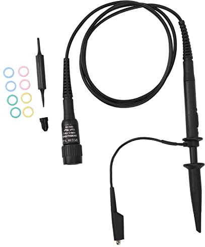 Hyuduo Sonda per Oscilloscopio IP2230 300 MHz, Sonda Passiva Accessorio per Test Elettrici di Attenuazione 10X, con Manicotto di Posizionamento per la Maggior Parte delle Installazioni