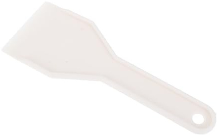 DOITOOL Raschietto per Ghiaccio per Freezer in Plastico Bianco, Pala Tonda Pratica per Rimuovere Efficacemente Strati Spessi di Ghiaccio nel Frigorifero