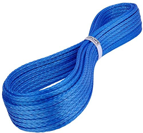 Kanirope® Dyneema Seil PRO 6mm 10m Blau 12-fach geflochten SK78 verstreckt beschichtet