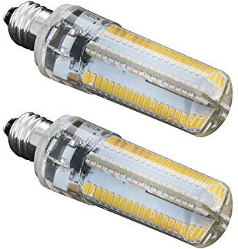 Othmro 2Unidades Bombilla Led Microondas, 6W, Voltaje 110-130, Temperatura de color 2700K, E11 Bombillas de Horno, Lámpara de Microondas, Bombilla Nevera para Cocina, Salón, Habitación