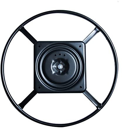 Yoogu Base de anillo de muebles de 24 pulgadas con base giratoria de repuesto con placa de 10 pulgadas para sofá reclinable y sillas