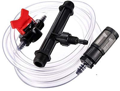 TF 1-3/4 pulgadas Riego Venturi Fertilizer Inyectores Device Filtro Tubo Kit