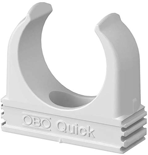 OBO Quickschelle 2955 F M40, reinweiß, flammwidrig, 50 Stück