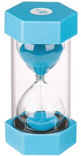 Sanduhr, Kinderuhr, dekorative Sanduhr, Timer können in Klassenzimmern, Küchen, Wohnungen, Büros und auch als dekorative Timeruhr, 1 Minute, blau