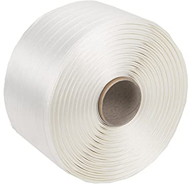 Kortpack | 1 Rolle 16mm Polyester Umreifungsband | 850mtr | Zugfestigkeit: 450KG | Kerndurchmesser: 76mm. (031.0201)