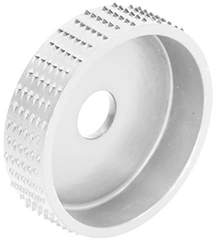 FTVOGUE Disque sculpture bois tungstène 75mm pour meuleuse angle | Polissage et rainurage, épaisseur 20mm, anti-contrecoup, dents pointues, pour menuisiers et sculpteurs
