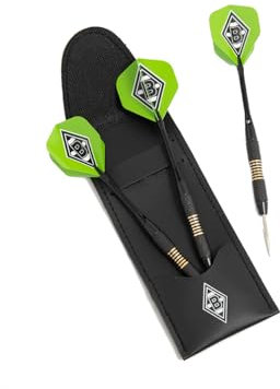 Borussia Mönchengladbach Dartpfeile Dartflights Etui | Offizieller Fanartikel