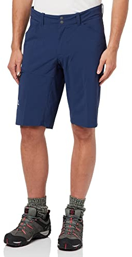 Schöffel Herren Shorts Danube M, Wasserabweisende Radlerhose, schnell trocknende Fahrradhose mit Bundverstellung, Dress Blues, 48