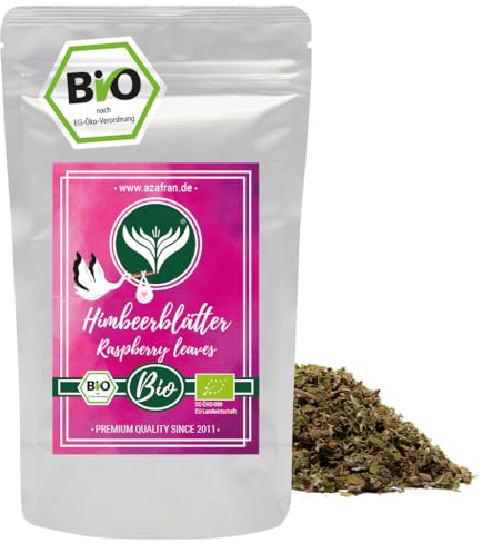 Azafran BIO Himbeer Blätter | Himbeerblätter Tee lose getrocknet | Himbeerblättertee 250g