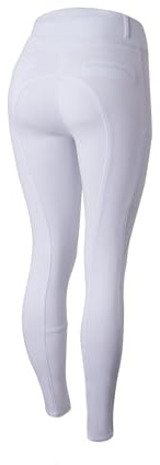 HORZE Reithose Damen Mira, Reitleggings mit Handytasche und Vollbesatz